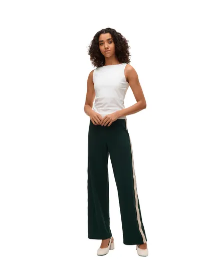 Pantalon Femme VMBERLIN MW WIDE PANEL PANT NOOS