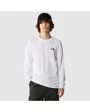 T-shirt manches longues Homme M L/S SIMPLE DOME TEE Blanc