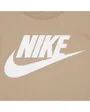 T-shirt Jeune enfant NKN FUTURA EVERGREEN Beige