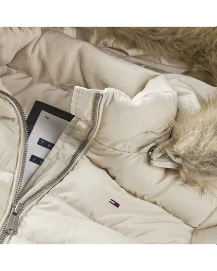 Doudoune Femme TJW BASIC HOODED DOW Beige