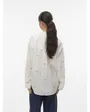 Chemise Femme VMODONA LS SHIRT WVN NOOS Blanc