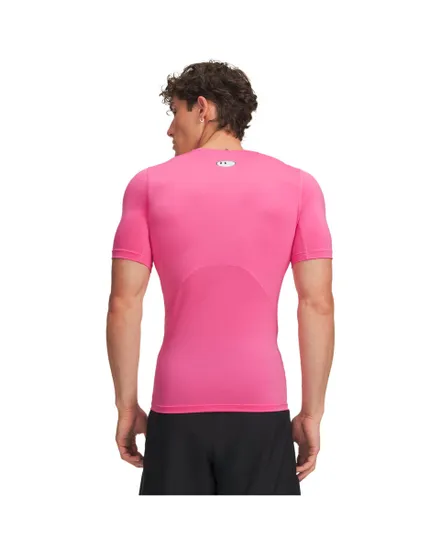 T-shirt Homme UA HG ARMOUR COMP SS Rose