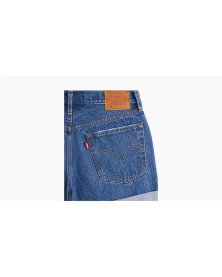 Short Femme 501 ROLLED SHORT Bleu