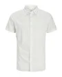 Chemise Homme JJEBREEZE Linen Blend Shirt S/S SN