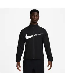 Veste zip Homme M NK DF FORM HD JKT GFX Noir