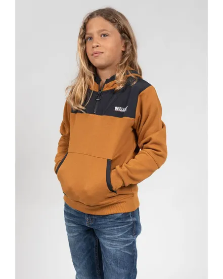 Sweatshirt à capuche manches longues Enfant GURIN FL B Bronze