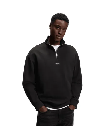 Pull col zippé Homme DURTY244 Noir
