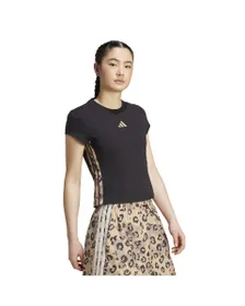 T-shirt Femme W AOP TEE Noir