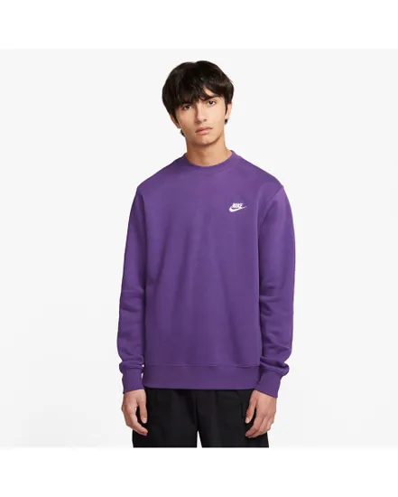 Sweat manches longues Homme M NSW CLUB CRW BB Violet