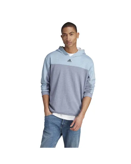 Sweat à capuche manches longues Homme M MEL HD Bleu