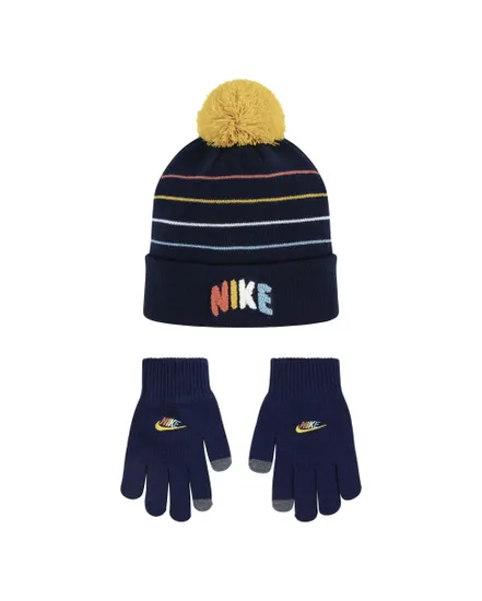 Coffret enfant Enfant plus âgé NAN POWDER PLAY PEAK BEANIE SE Bleu