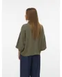 Chemise Femme VMICELYN 3/4 SHIRT WVN BTQ Vert