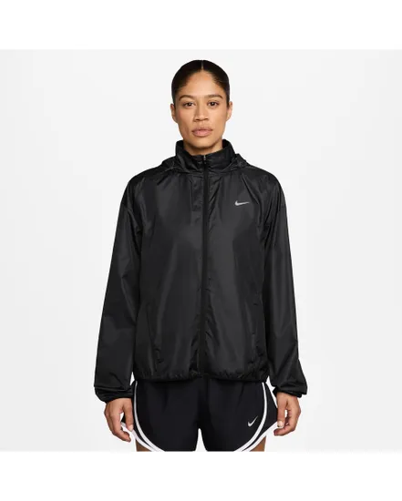 Veste zip à capuche Femme W NK TEMPO REPEL JKT Noir