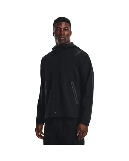 Sweat zippé à capuche Homme UA UNSTOPPABLE JACKET Noir