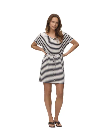 Robe longue Femme VMHOLLY SS SHORT DRESS JRS Multicolore