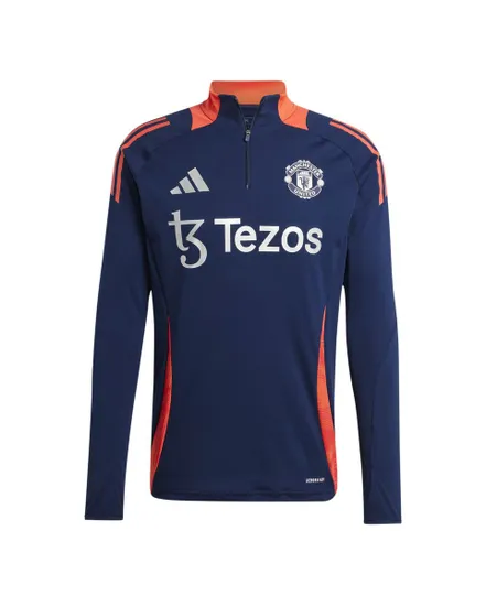 Haut col zip Homme MUFC TR TOP Bleu