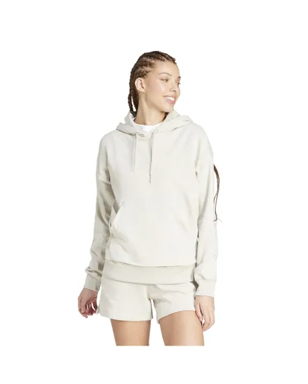 Sweat à capuche Femme W SL FT HD Beige