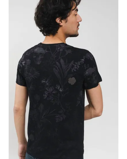 T-shirt manches courtes Homme BOTANICAL TS M Noir