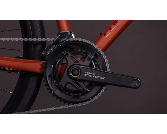 Vélo trekking NULANE RACE Ambre/Noir