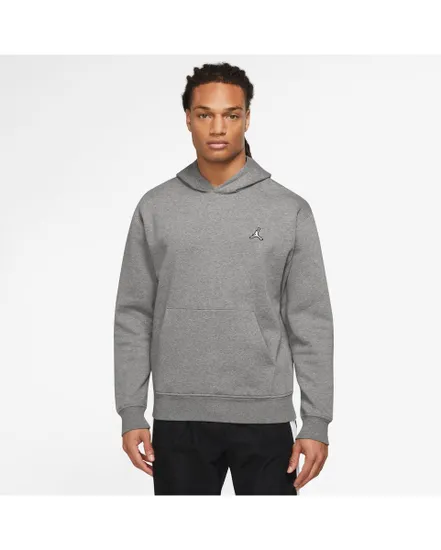 Sweatshirt à capuche manches longues Homme M J ESS FLC PO HOODIE Gris