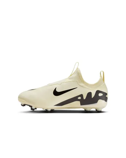 Crampons de football Enfant JR ZOOM VAPOR 15 ACADEMY FG/MG Beige