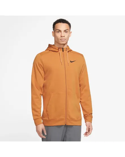 Veste a capuche manches longues Homme M NK DF HDIE FZ FL Orange