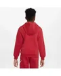 Veste à capuche manches longues Enfant K NSW CLUB FLC HD FZ LS LBR Rouge