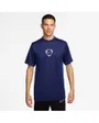 T-shirt de football Homme M NK DF ACD+ SS TOP GX HBR Bleu