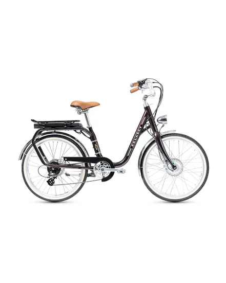 Vélo électrique urbain Unisexe ELC01 26 400 Wh Aubergine