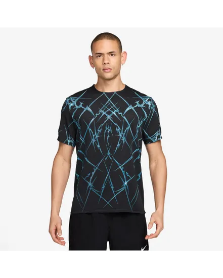 T-shirt Homme M NK DFADV AROSWFT SS AOP Noir