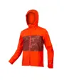 Veste imperméable Homme SINGLETRACK II Orange Paprika