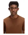 T-shirt col rond Homme THOMPSON Brun Clair,