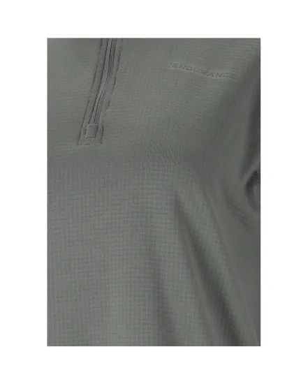 Haut d'entrainement Femme VIRONIC W WAFFLE MELANGE LOOSE FIT MIDLAYER Gris