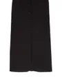 Robe longue Femme LONG CHIFFON BUTTON Noir