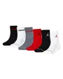 Lot de 6 chaussettes Garçon JHB JORDAN LEGEND CREW 6PK Multicolore