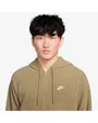 Sweat col zip Homme M NK CLUB WINTER TOP Beige