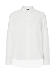 Chemise Femme PCIRENA LS Oxford Shirt