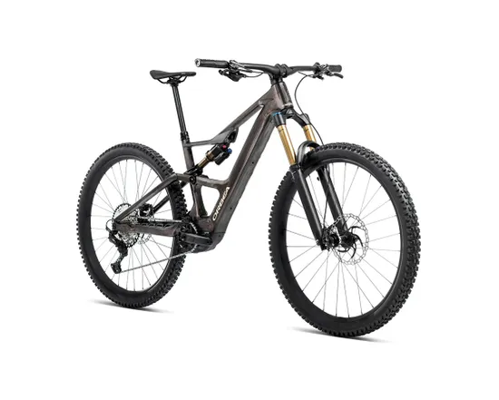 VTT électrique tout suspendu Unisexe RISE LT M10 630W Gris/Or