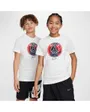 T-shirt Enfant plus agé PSG U NK CREST TEE Blanc