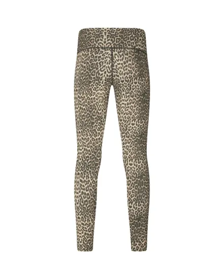 Legging Femme WINDIA V2 W WAIST PRINTED TIGHTS Marron