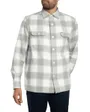 Surchemise Homme FLANNEL CHECK SHIRT JACKET Gris Chiné
