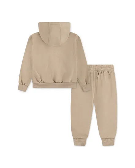 Ensemble de survetement Jeune enfant NKN LBR FZ CLUB SET Beige