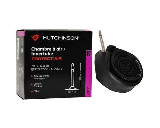 Chambre à air de vélo de ville PROTECT'AIR 700x28-35 PRESTA