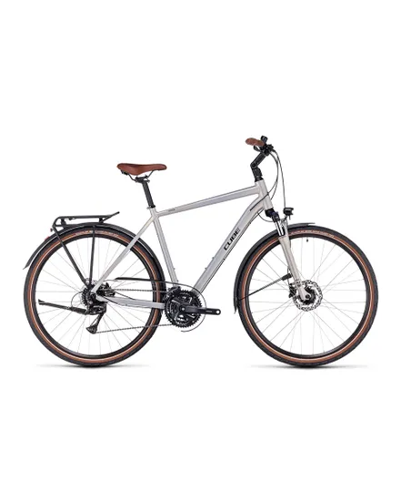 Vélo trekking Homme TOURING PRO Argent