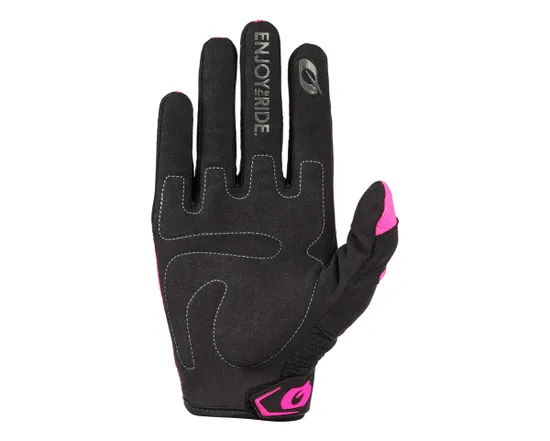 Gants longs Femme ELEMENT RACEWEAR Noir/Rose