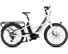 Vélo électrique cargo LONGTAIL SPORT HYBRID 725 Blanc/Noir