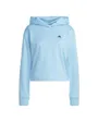 Sweatshirt à capuche manches longues Femme W GG HD SWT Bleu