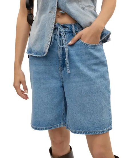 Short Femme Vmvilla Bermuda Denim Jean