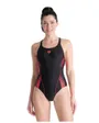 Maillot de natation Femme WOMEN S SWIM PRO BACK GRAPHIC Noir