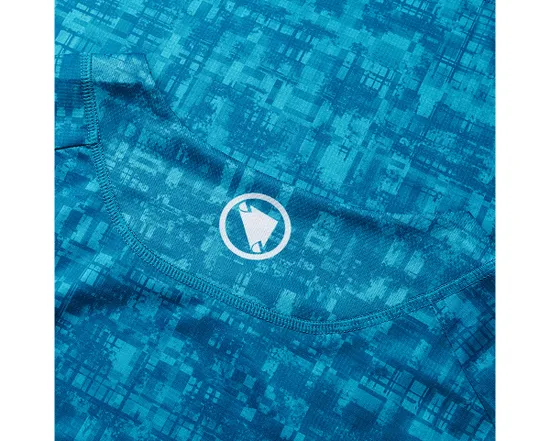 T-shirt manches courtes Homme GRID LIMITED EDITION PRINT Bleu Atlantique